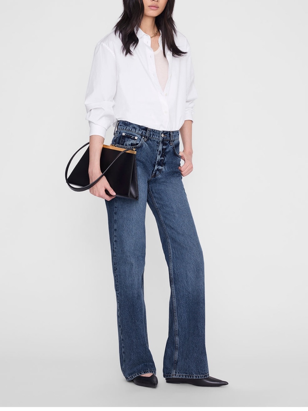 Anine Bing straight leg denim jeans
